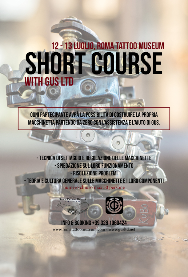 Short course with Gus 12th – 13th July 2018